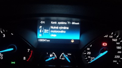 hlaska na palubnom pocitaci