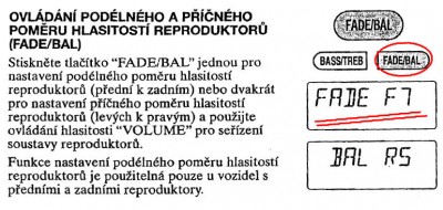 Návod na vyvážení