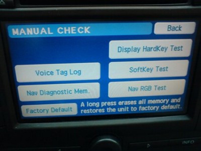 menu po kliknuti na manual check.jpg (36.84 KiB) Zobrazeno 2742 x zobrazí sa toto: a klikni na NAV DIAGNOSTICS MEM