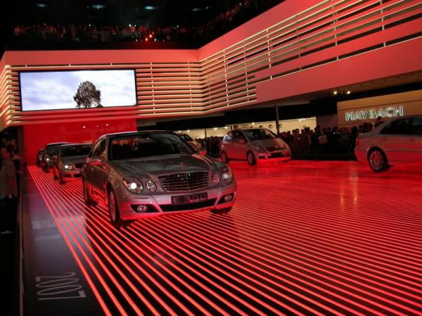 působivá prezentace Mercedesu