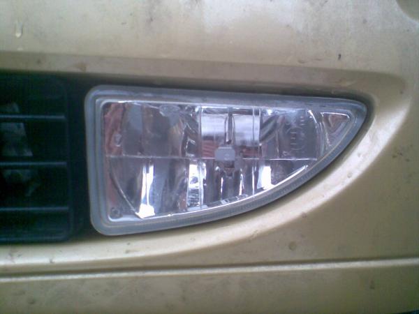 Takhle vypada nasazena mlha u ridice