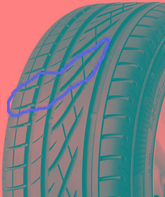 a tu je aj obrazok continentaliek, tiež majú šikmú/poloblúkovú/ drážku..